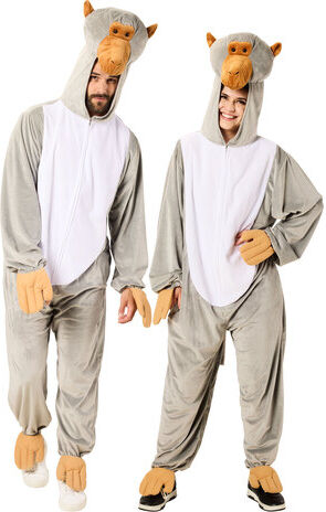 buttinette Overall "Pavian", grau