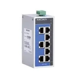 Moxa 8-port Entry-level Ethernet Switch, unmanaged- 10 - 60° C (8 Ports), Netzwerk Switch, Schwarz