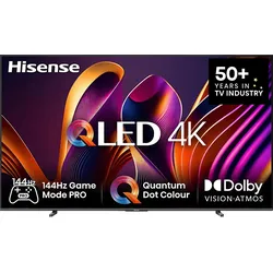 HISENSE 100E77NQ PRO QLED TV (Flat, 100 Zoll / 254 cm, UHD 4K, SMART TV)