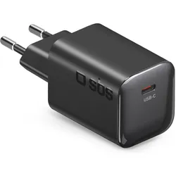SBS Ladegerät (65 W, 1 Port), USB Ladegerät, Schwarz