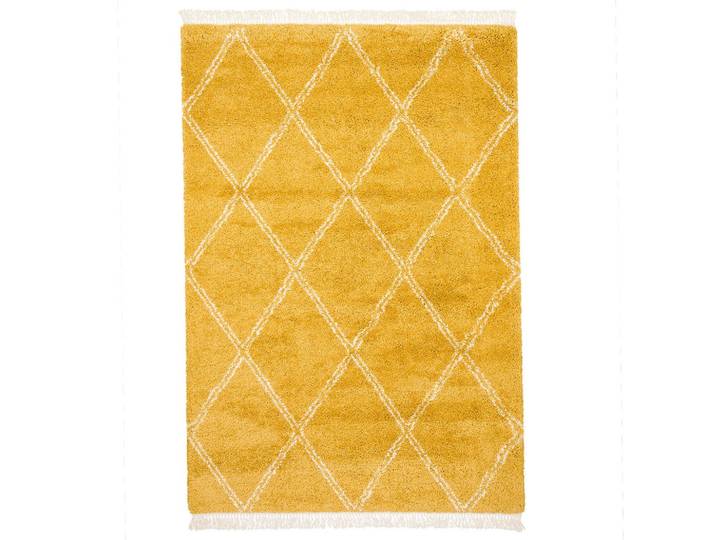 HOCHFLOR LANGFLOR SHAGGY TEPPICH BOHO RAUTEN