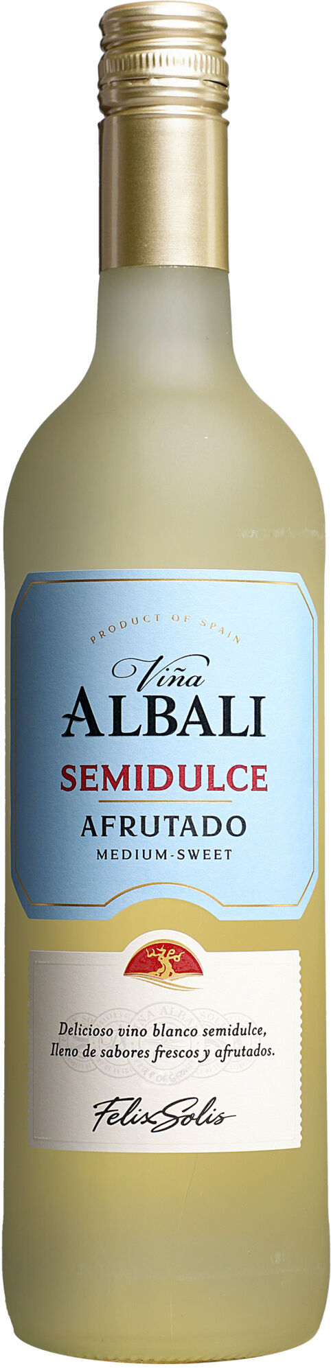 Félix Solís Viña Albali Blanco Semi dulce 2025 11.5% Vol. Weißwein Lieblich aus Spanien