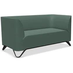 Profim Softbox 21 Sofa 2-Sitzer mit Armlehne, Kufengestell frei konfigurierbar