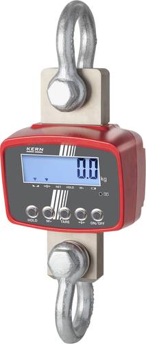 Kern Kranwaage HFD 600K-1 Wägebereich (max.) 600kg Ablesbarkeit 50 g, 100 g, 200g akkubetrieben, über Steckernetzteil Mehrfarbig