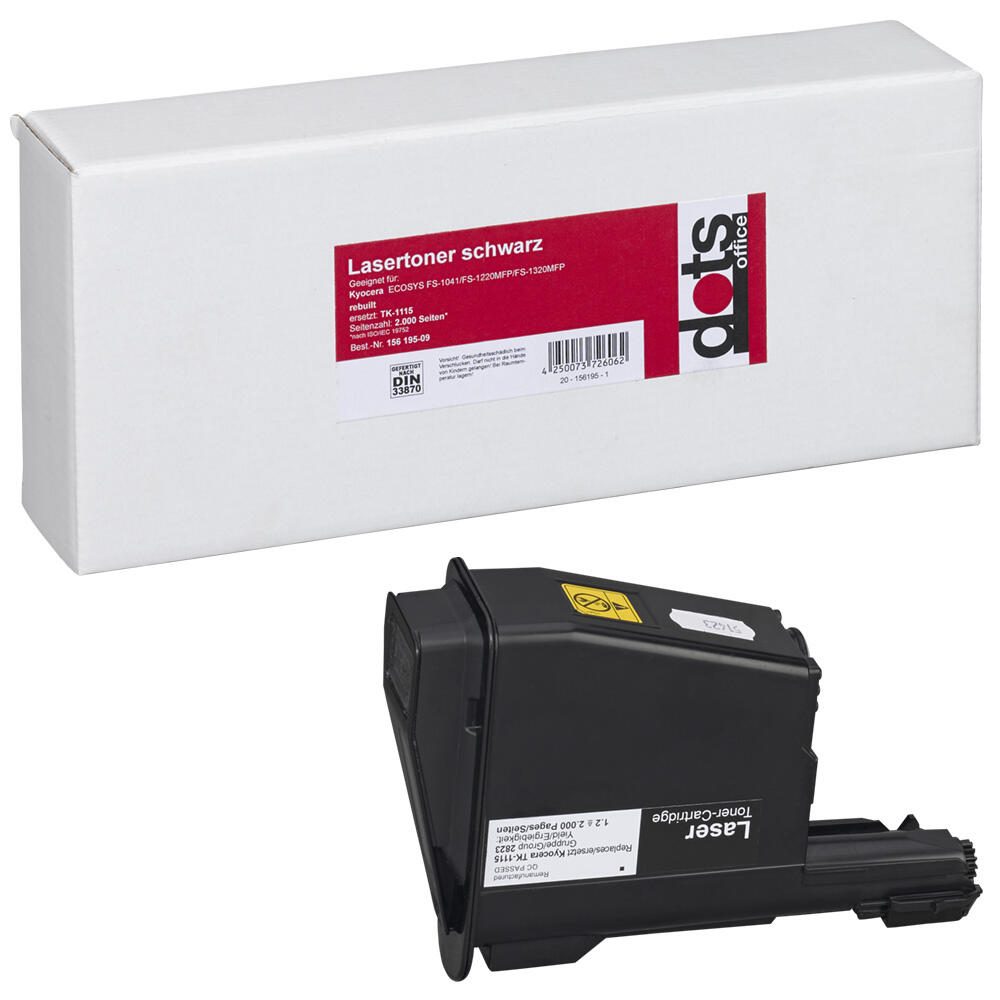 dots Toner kompatibel zu KYOCERA TK-1115 schwarz 2823,0000-DOTS