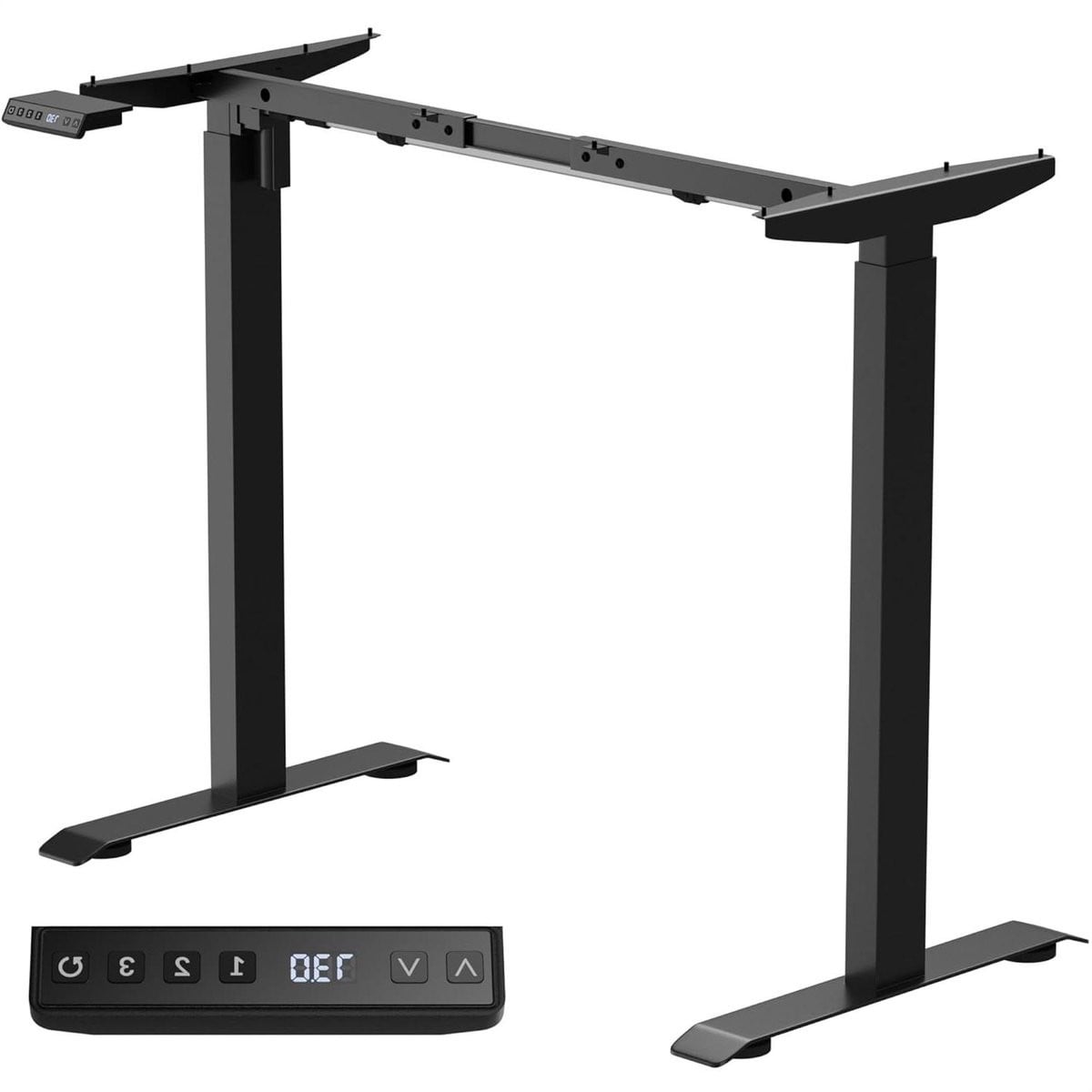 Elektrisch Bureauonderstel Zwart - Ergonomisch Zit-Sta Bureau Frame - Breedte: 100-160 cm
