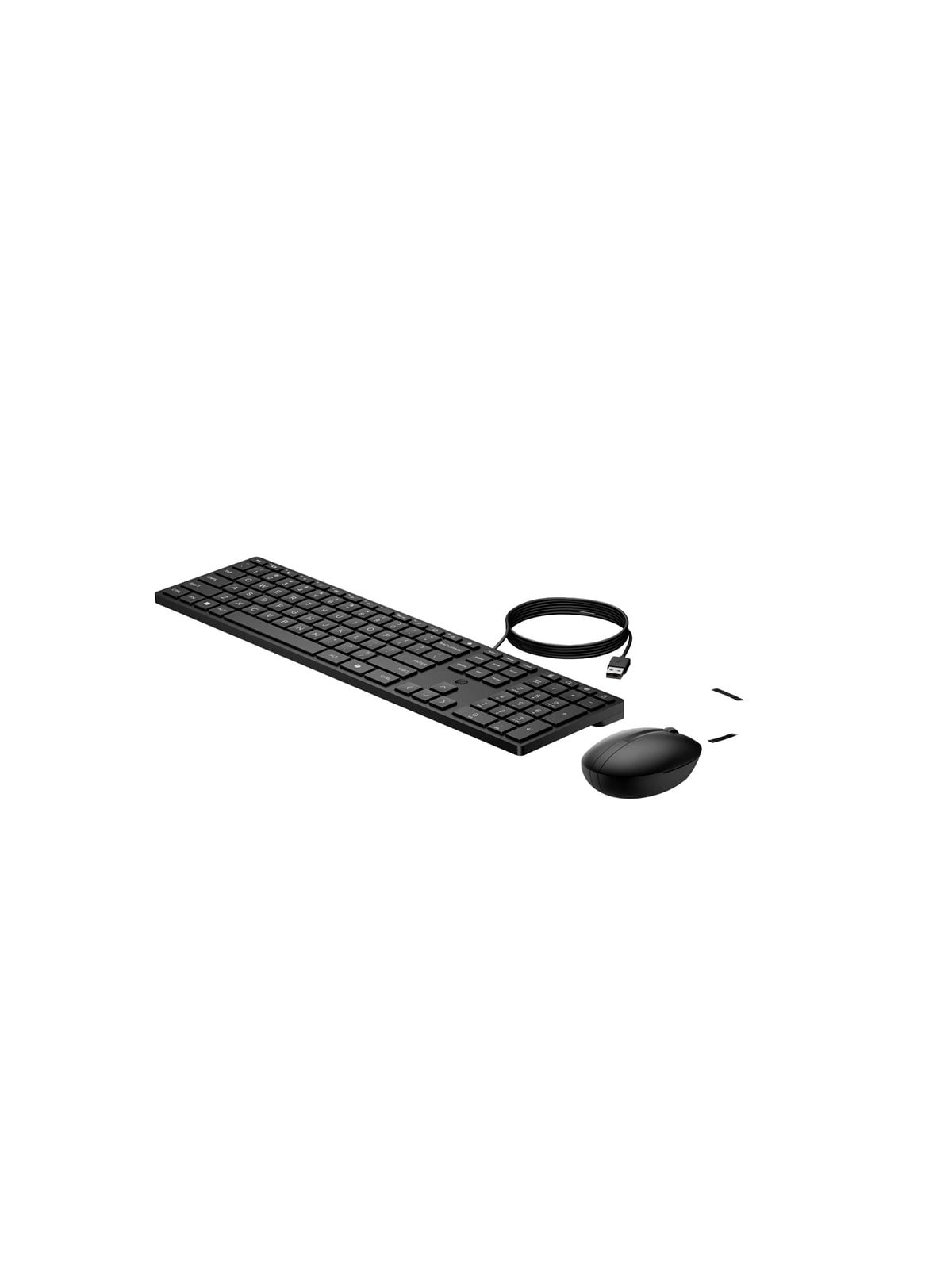 HP Desktop 320MK - Tastatur & Maus Set - Portugiesisch - Schwarz