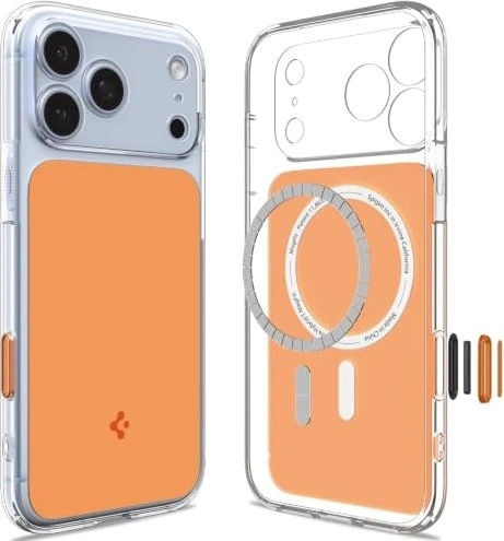 Spigen Ultra Hybrid T MagSafe Glossy Orange iPhone 17 Pro Max