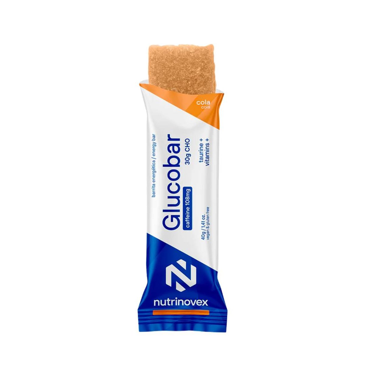 Nutrinovex Glucobar Cola barra energética 35g Unisex