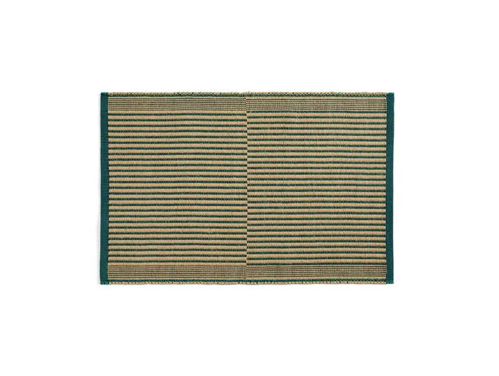 HAY - Tapis Fussmatte, schwarz / grün