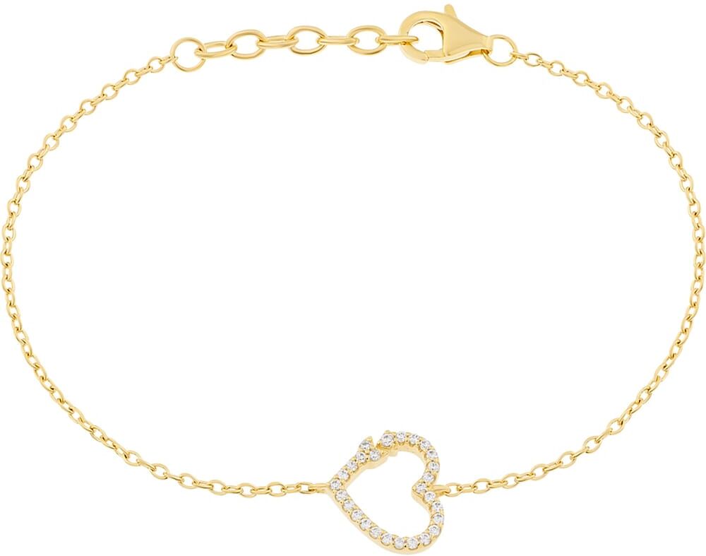 Bracelet Cleor En Plaqué Or Et Oxyde Femme