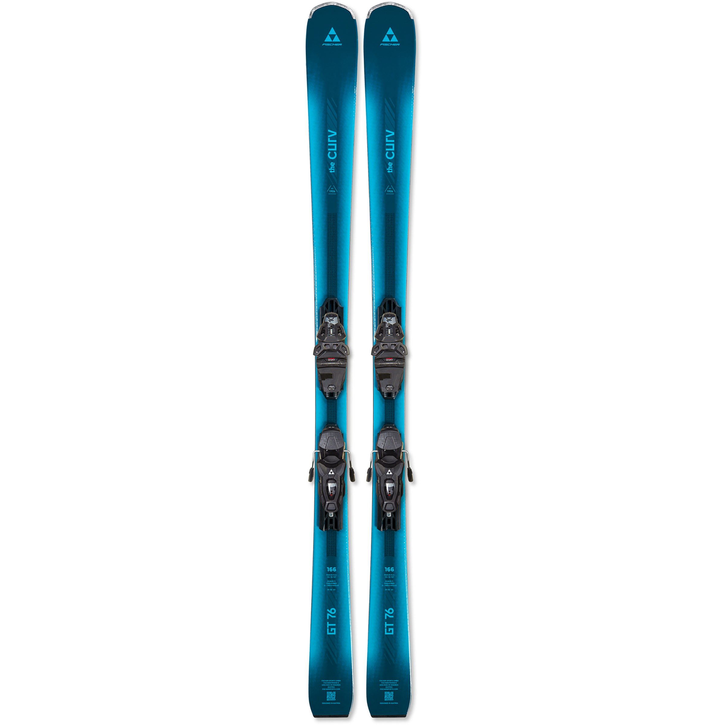Fischer The Curv GT 76 + RSW 10 PR Alpinski 26/27 Damen Alpinski weiss Größe 145CM Skifahren