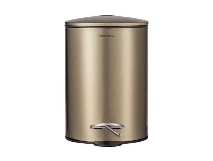 blomus Poubelle à pédale Tubo 3 L Laiton