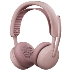 Logitech Zone Wireless 2 ES Kopfhörer Kabellos Kopfband Business/Everyday USB Typ-C Bluetooth Rose