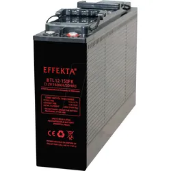 EFKTA BTL12-150 - Blei-Vlies-Akku, AGM, 12V, 150 Ah, Front-Terminal