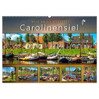 Reise an die Nordsee - Carolinensiel (Wandkalender 2027 DIN A2 quer), CALVENDO Monatskalender