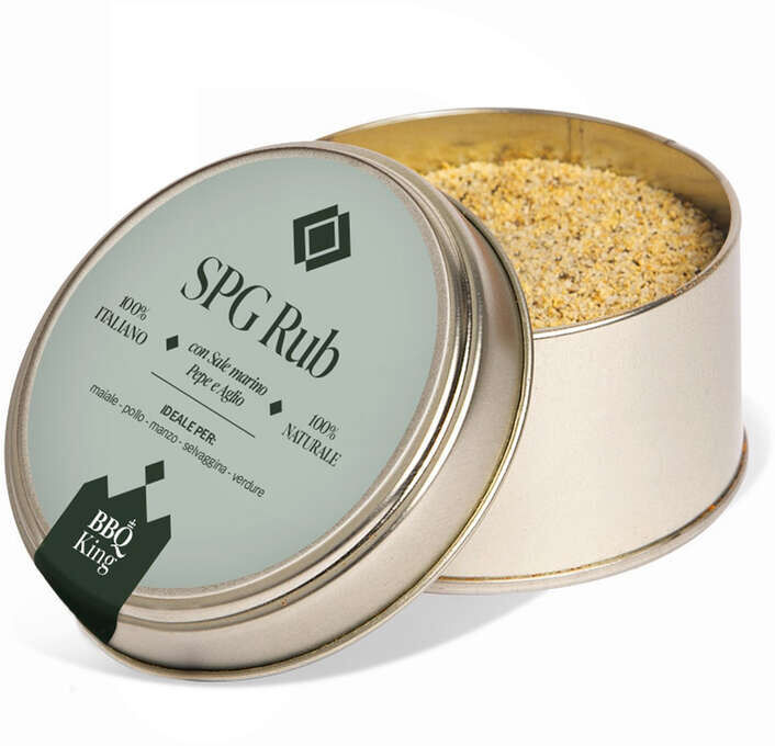 BBQ King SPG Rub (70 g) - Sale, Pepe e Aglio per BBQ