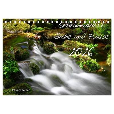 Geheimnisvolle Bäche und Flüsse (Tischkalender 2026 DIN A5 quer), CALVENDO Monatskalender