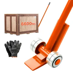 VEVOR Lastenheber, 2294 kg Tragkraft, 1524 mm Länge, Möbelheber mit Handschuhen, Transporthilfe mit Stahlfelgen für schwere Möbel, Gegenstände & Betonblöcke, ideal für Umzug & Schwerlasttransport