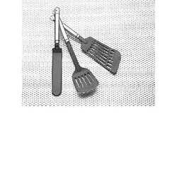 Pfannenwender JUSTINUS TWINLINE (BHT 8,20x34x3,50 cm) - silber - BHT 8,20x34x3,50 cm