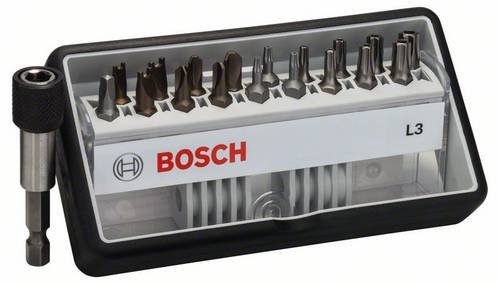 Bosch Accessories Robust Line 2607002569 Bit-Set 19teilig Innen-Vierkant (Robertson)