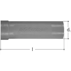 Sanipex Markierhülse aus Kunststoff für Rohr 16 mm, blau 5734.030