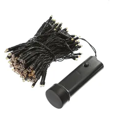 MARELIDA LED Lichterkette Batterie bis 60 Tage Timer 192LED 8Funkt. 14,3m für Innen/Außen