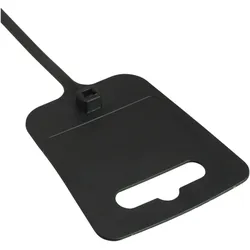 INLINE Kabelbinder mit Markierfeld und Eurolochung, Länge 200mm, Breite 5mm