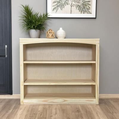 Arch+Haven Solid Wood Bookcase 36 x 30