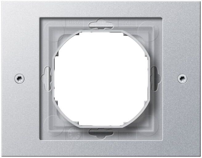 Gira Cadre de recouvrement 1f. alu TX44 021165 (021165)