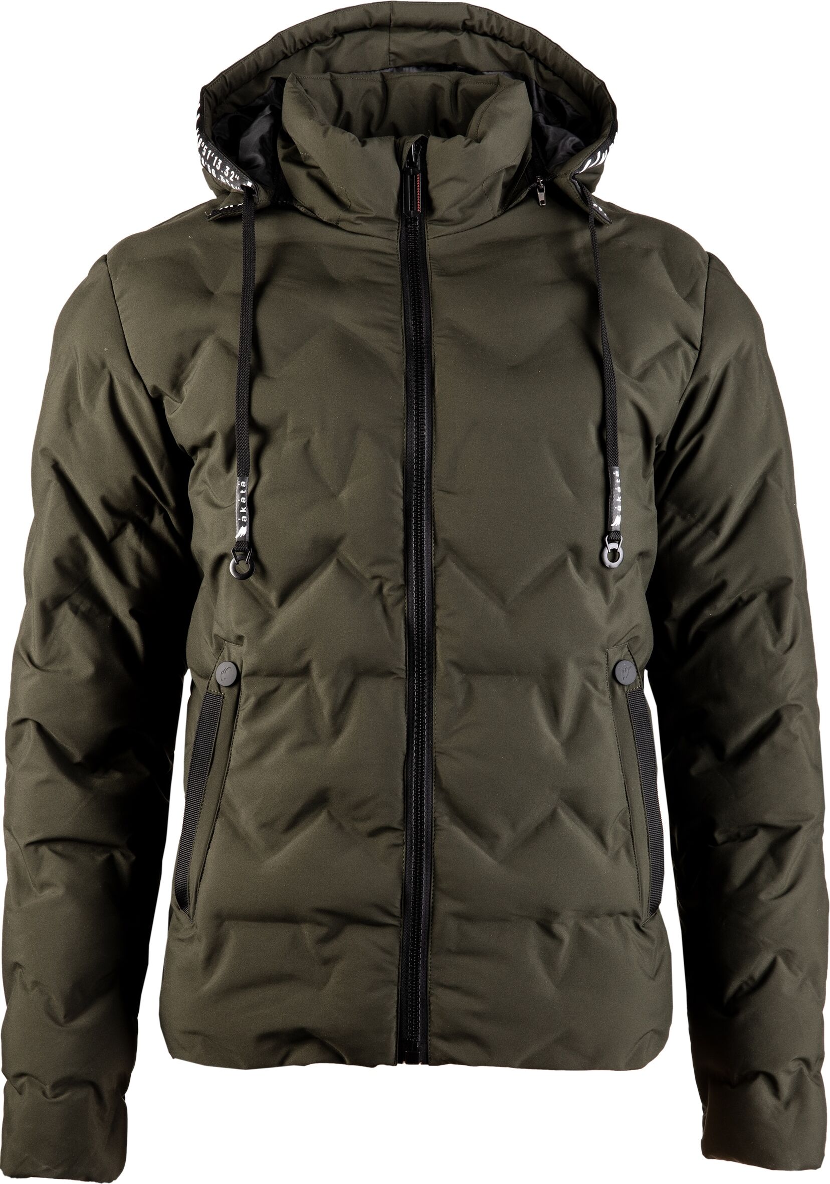 Steppjacke DEPROC ACTIVE "GILMOUR THORN Men", Herren, Gr. M (50), grün (dunkelgrün), Web, 100% Polyester, bequem hüftbedeckend, mit innenliegendem Gummizug, Jacken Steppjacke, auch in Grossen Grössen erhältlich dunkelgrün M (50)