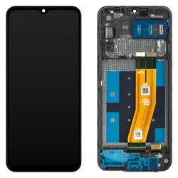 MP Display Unit für Galaxy A14 A145, EU Version, Aftermarket, Schwarz (Display), Mobilgerät Ersatzteile, Schwarz