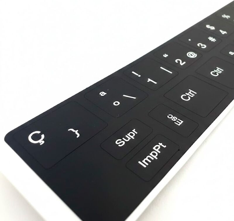 Kit d'autocollants d'adaptation clavier espagnol HP   Vinyle haute qualité