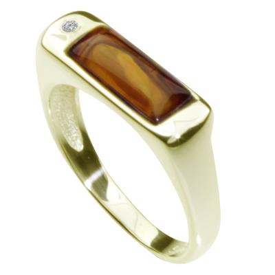 Fingerring OSTSEE-SCHMUCK "Ostsee-Schmuck Ring Sylvia Ring Sylvia" Gr. 64, gold, Fingerringe, Damen, 64 (20,4), Gelbgold 333, Fingerring