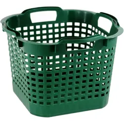 GreenLife Uni-Korb 25 kg, 3 Stück, drehstapelbar, grün