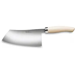 Nesmuk SOUL Chinesisches Kochmesser 180mm Micarta Green Juma Ivory