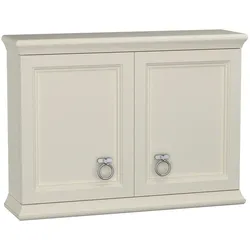 Valarte Oberschrank Breite 75 cm 2 Türen Elfenbein Matt