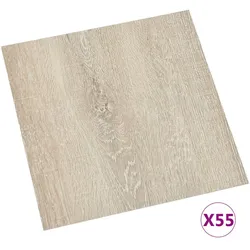 vidaXL, Bodenbelag, Quadratische Dielen (PVC Boden, 5.11 m2)