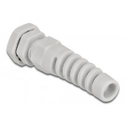 Delock 60340 mit Biegeschutzspirale Kunststoff Grau 1 St.