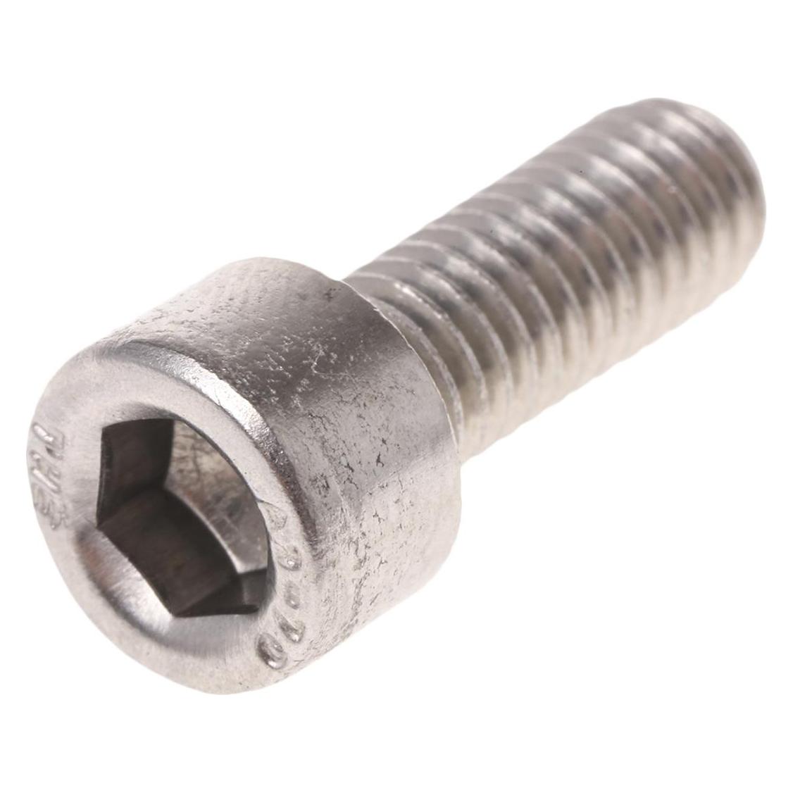 RS PRO A2 s/steel hex socket cap screw,M8x12 (1247357)