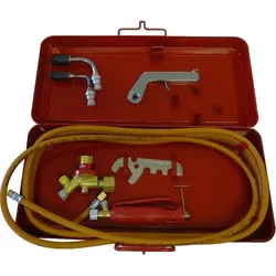 Borrmann Brenner, Lötgerät, Set für Hartlöt-Arbeiten und Schrumpfen, im Transportkasten