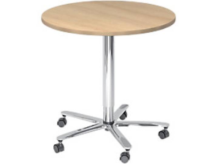 Hammerbacher Säulentisch Eiche 800 x 720 mm
