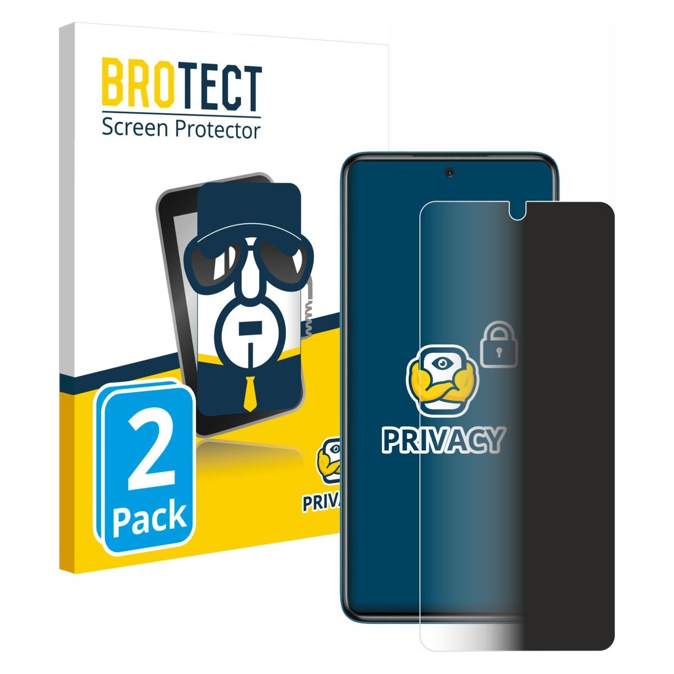 Brotect Sichtschutzfolie Anti-Spy Privacy Folie Blaulicht-Schutz (Xiaomi Poco X3 NFC) (4339548)