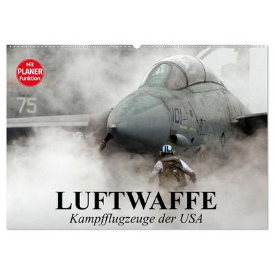 Luftwaffe. Kampfflugzeuge der USA (Wandkalender 2026 DIN A2 quer), CALVENDO Monatskalender