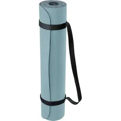 DEUSER Yoga-Matte (TPE) - mint/grau, Größe ONE SIZE in Grau Grau