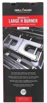 Grill Mark Stainless Steel Grill Burner 19 in. L For Universal