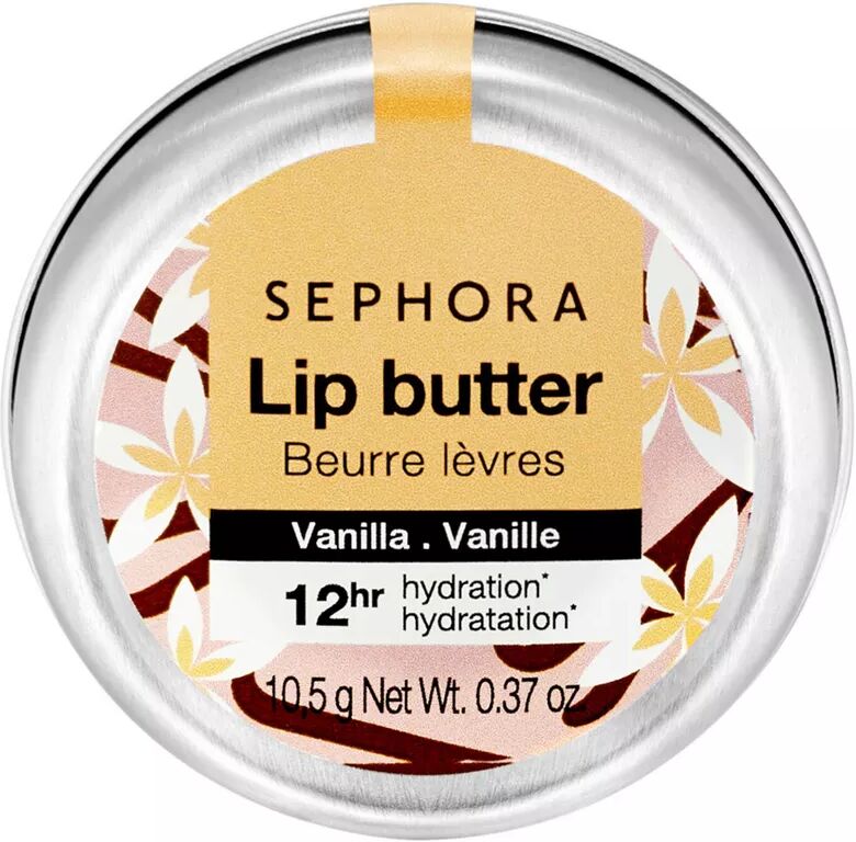 SEPHORA - Lippenbutter - 12 Stunden Feuchtigkeitspflege für die Lippen, 3.5 g, Vanille