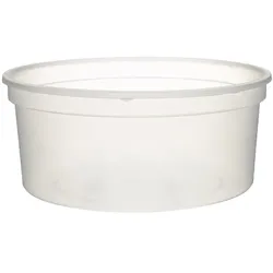 MONOUSO - PP Transparent Plastikgefäß 350ml Ø11,5cm (500 Stück)