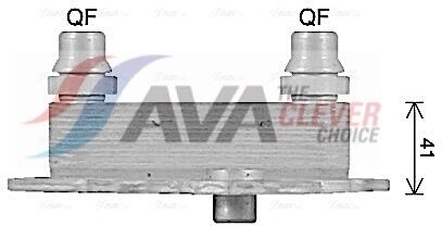 Ava Clever Choice Ölkühler, Motoröl Al3152 Für Jeep