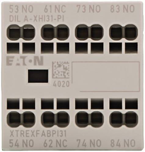 Eaton DILA-XHI31-PI Hilfsschalterblock 3 Schließer, 1 Öffner 4A 1St.